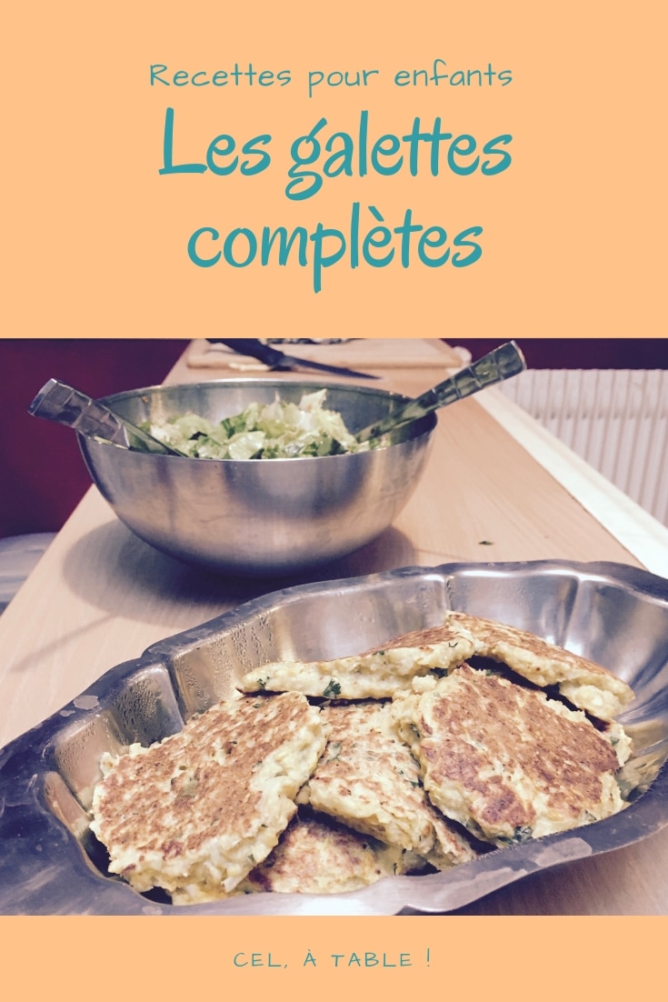 galettes complètes courgettes-lentilles-flocons d'avoine