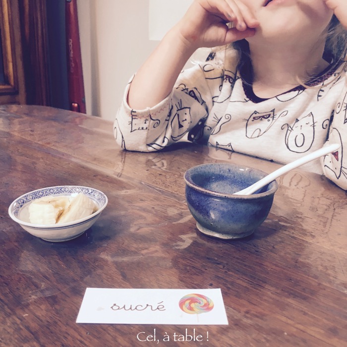 Dégustation des aliments sucrés
