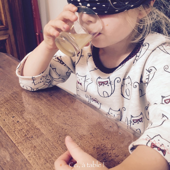 Dégustation du jus de citron