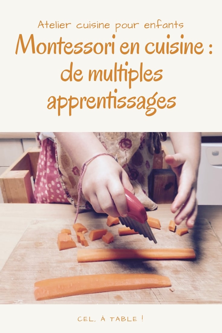 Montessori en cuisine : de multiples apprentissages