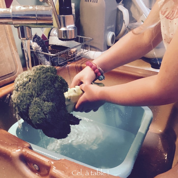 laver le brocoli