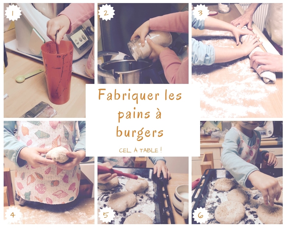 Les étapes de fabrication des pains à burger