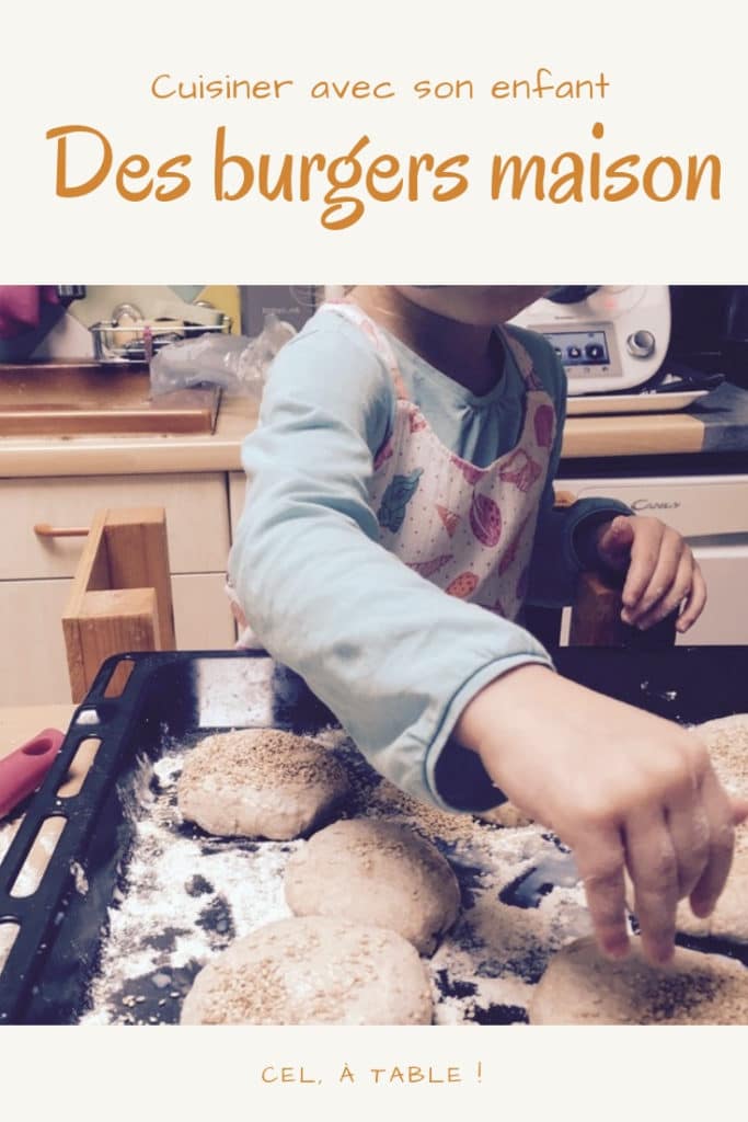 Cuisiner avec son enfant des burgers maison