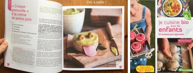 livre je cuisine bio avec les enfants de Marie Chioca